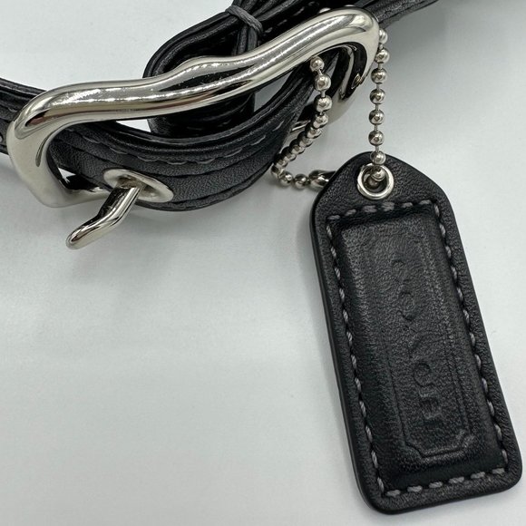 Vintage COACH Legacy Black Leather Hobo Shoulder/Handbag in EVC - Picture 11 of 16